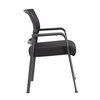 Boss Office Products Office Style Mesh Back 4Leg Guest Chair with Flex Back B6889-BK